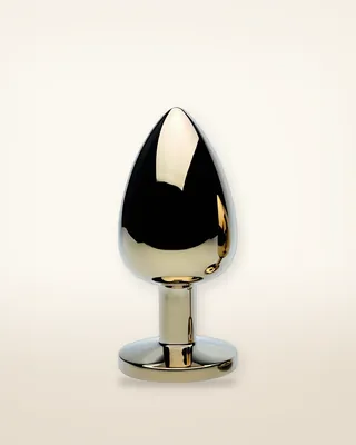 Precious Metals Gold Butt Plug, view 4