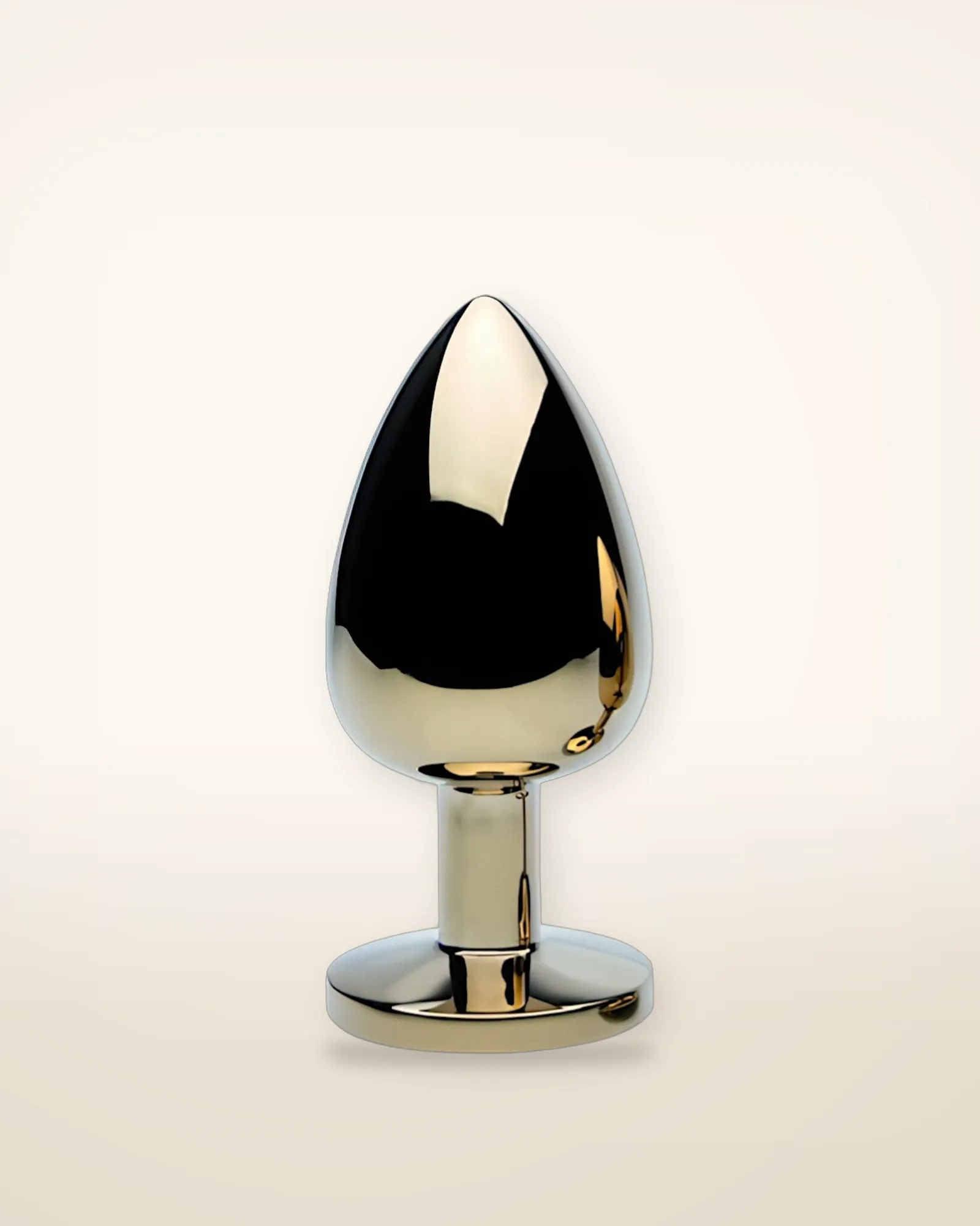 Precious Metals Gold Butt Plug, view 4