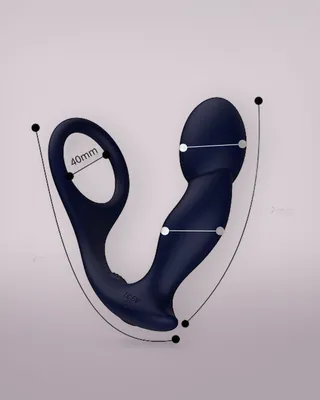 Rev-Pro Remote Controlled Silicone Prostate Massager, view 4