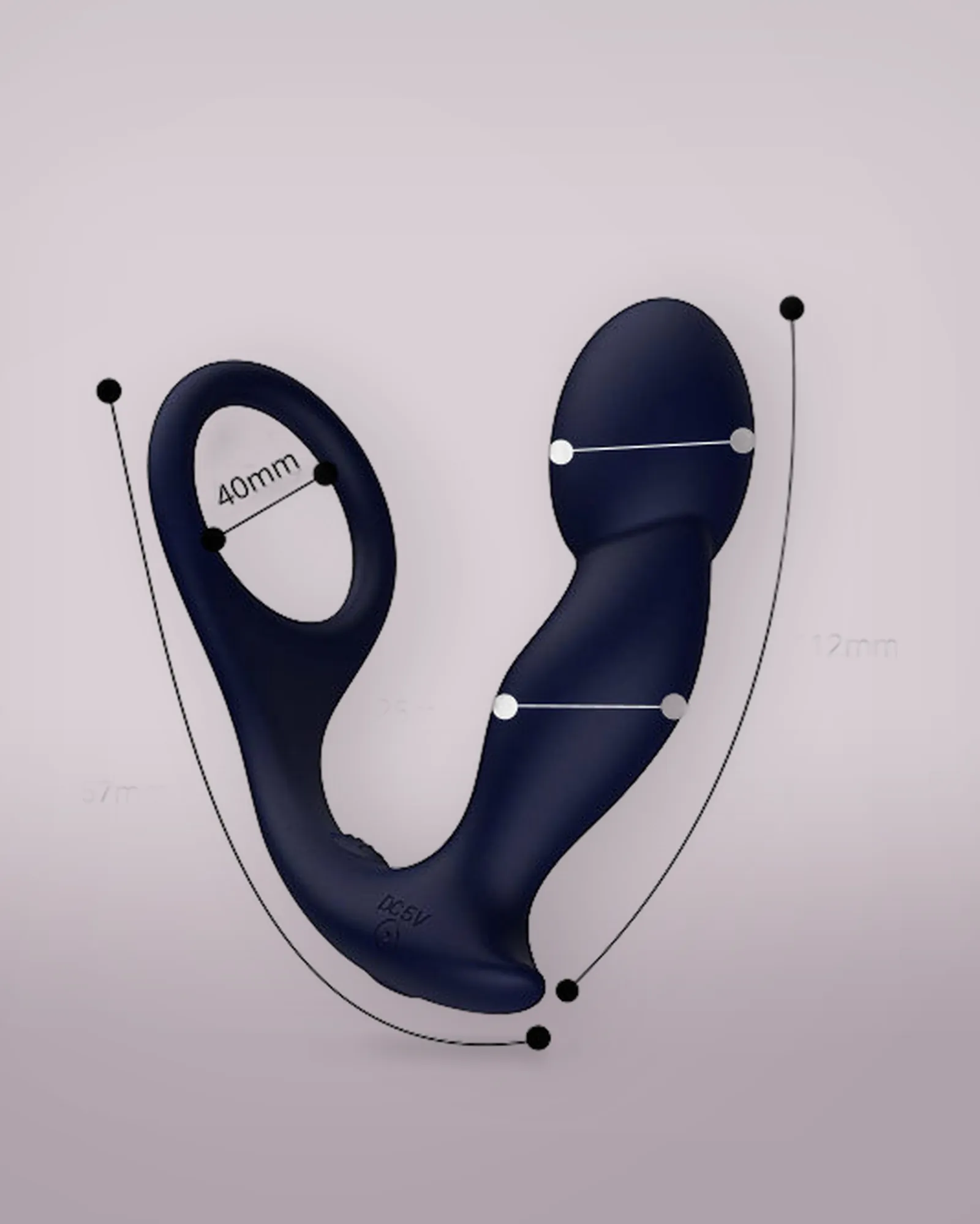 Rev-Pro Remote Controlled Silicone Prostate Massager, view 4