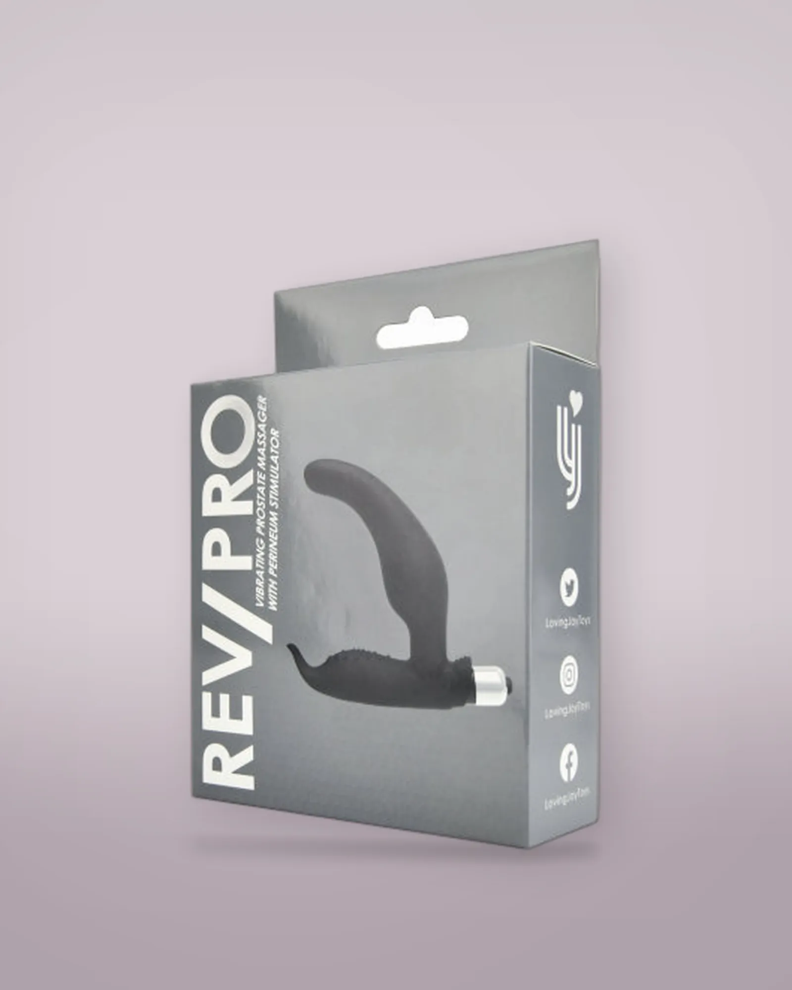 Rev-Pro Vibrating Prostate Massager with Perineum Stimulator, view 4