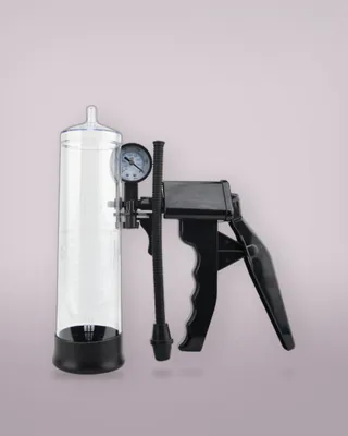 Rev-Pump Gauge Pistol Grip Penis Pump, view 3