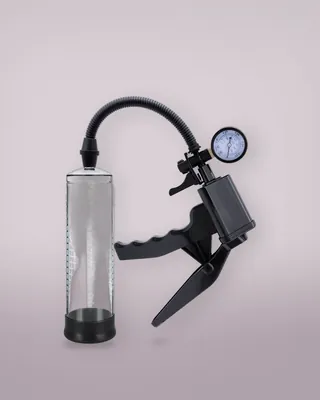 Rev-Pump Gauge Pistol Grip Penis Pump, view 4