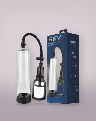 Rev-Pump Trigger Penis Pump 8.5 Inches, view 3