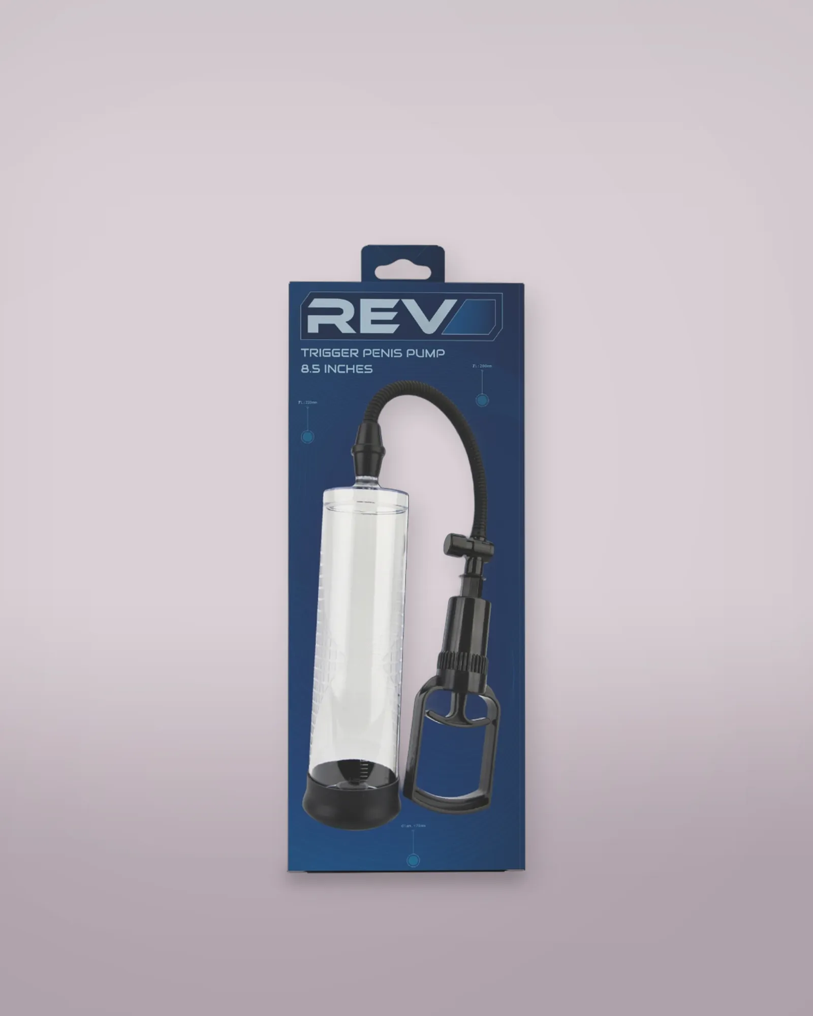 Rev-Pump Trigger Penis Pump 8.5 Inches, view 4