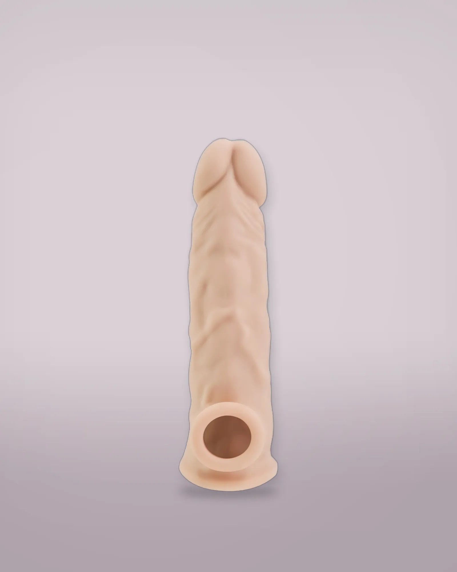 Rev-Sleeves 7.5 Inch Girthy Realistic Silicone Penis Extension Sleeve, view 2