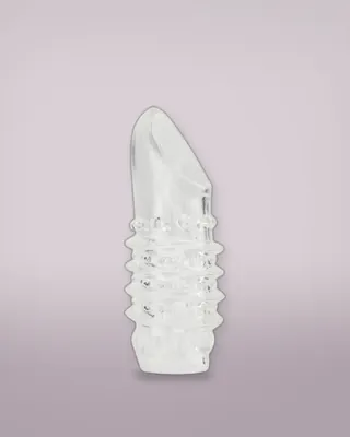 Rev-Sleeves Textured Penis Sleeve with Ball Loop, view 3