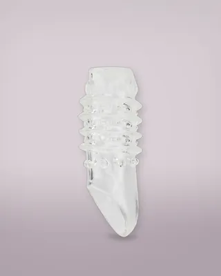 Rev-Sleeves Textured Penis Sleeve with Ball Loop, view 4