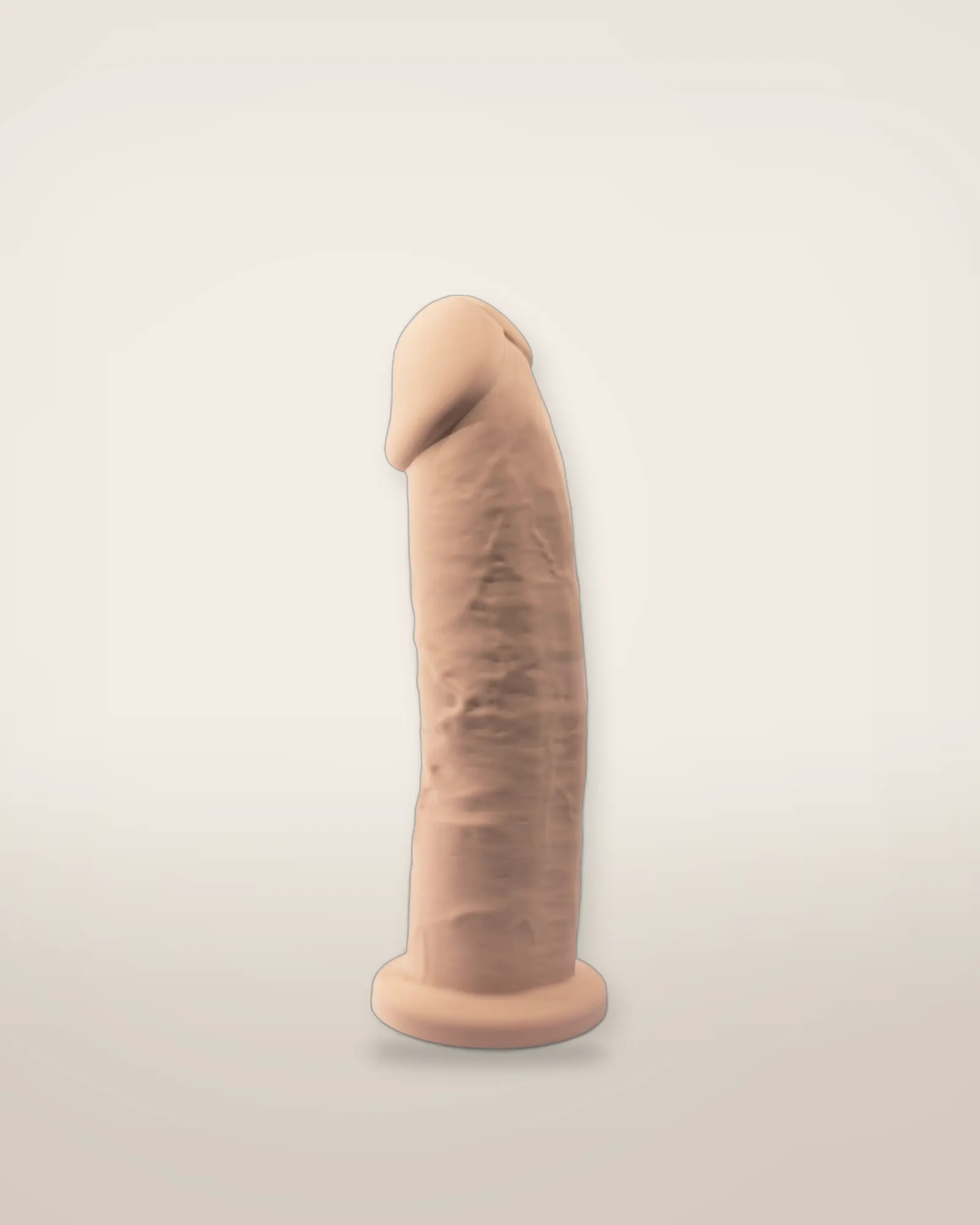 SilexD 9 inch Realistic Girthy Silicone Dual Density Dildo with Suction Cup