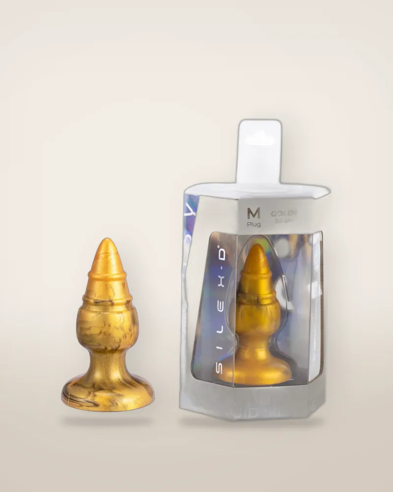 SilexD Fantasy Collection Goldy Butt Plug Medium