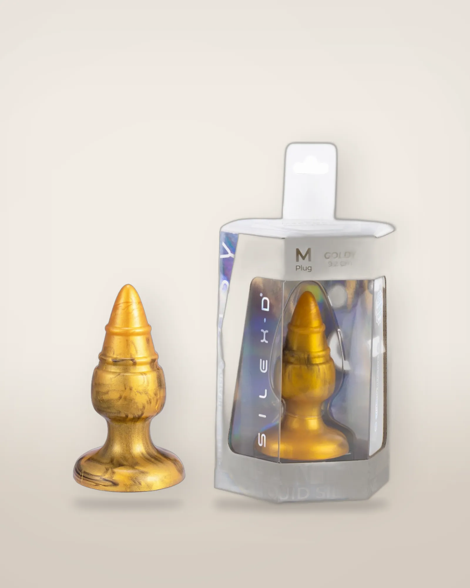 SilexD Fantasy Collection Goldy Butt Plug Medium