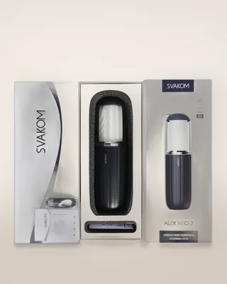 Svakom Alex Neo 2 Interactive App Controlled Thrusting Male Masturbator, view 4