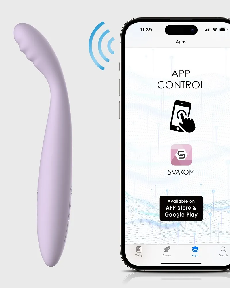 Svakom Cici 2 Flexible Head Slim Vibrator, view 4