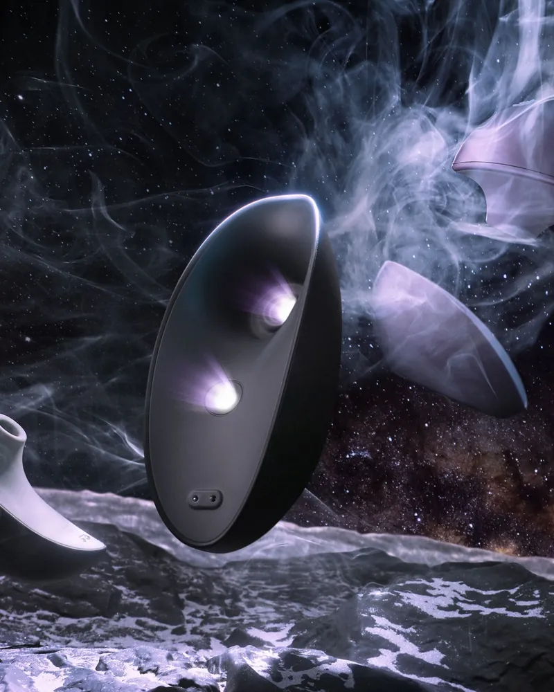 Svakom Galaxie Suction Vibrator with Mood Projector Metallic Lilac, view 4