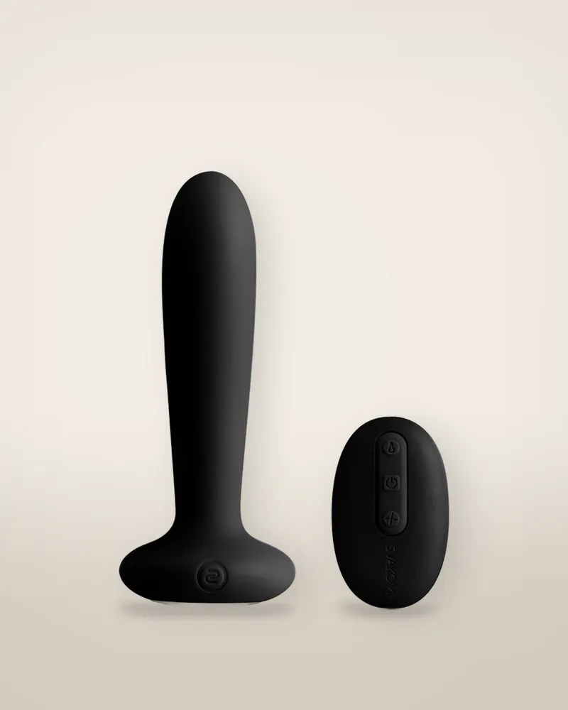 Svakom Primo Remote Control Warming Butt Plug - Black