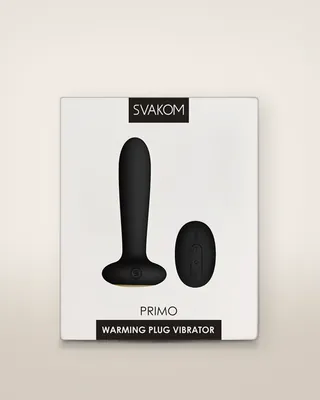 Svakom Primo Remote Control Warming Butt Plug - Black, view 4