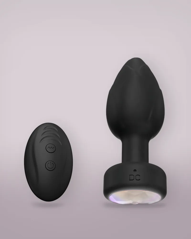 Toosh Remote Controlled Light Up Vibrating Butt Plug