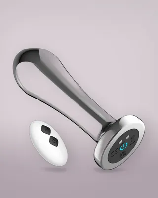 Toosh Remote Controlled Metal Vibrating Anal Plug, view 2