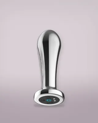 Toosh Remote Controlled Metal Vibrating Anal Plug, view 3
