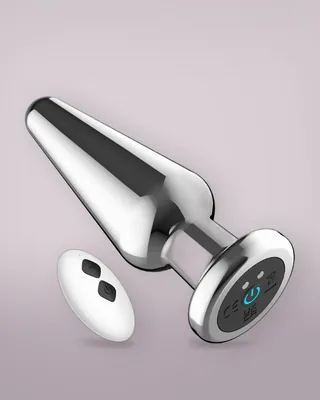 Toosh Remote Controlled Metal Vibrating Butt Plug, view 2