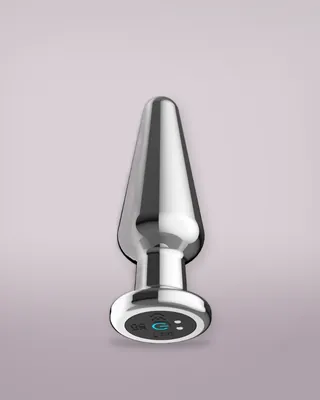 Toosh Remote Controlled Metal Vibrating Butt Plug, view 3